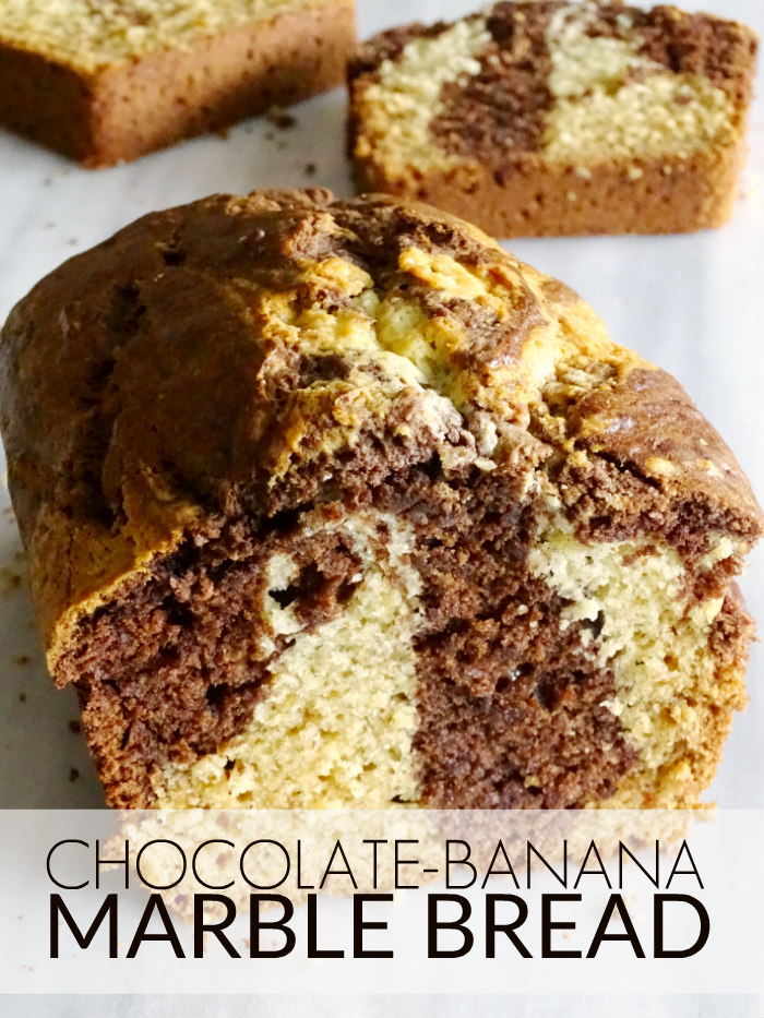 Chocolate-Banana Marble Bread