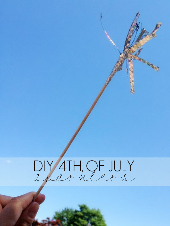 DIY 4th of July "Sparklers"