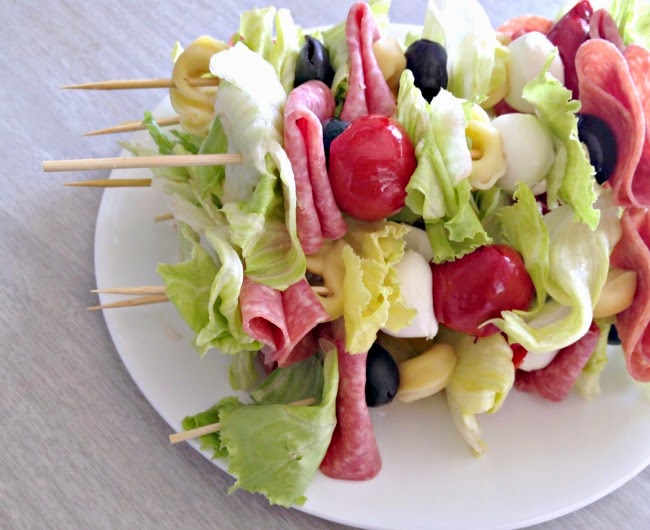 Antipasto Salad Skewers