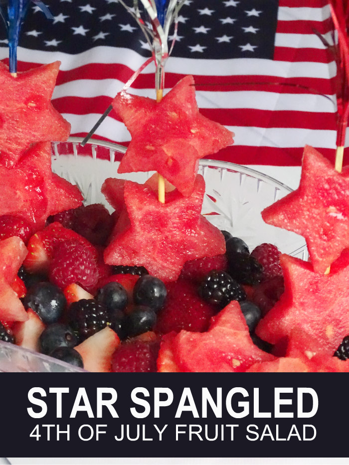 Star Spangled 4th of July Fruit Salad