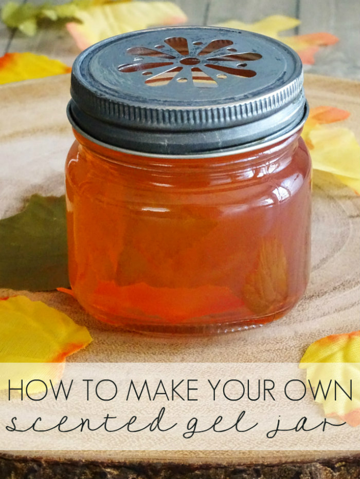 How to Make Your Own Scented Gel Jar