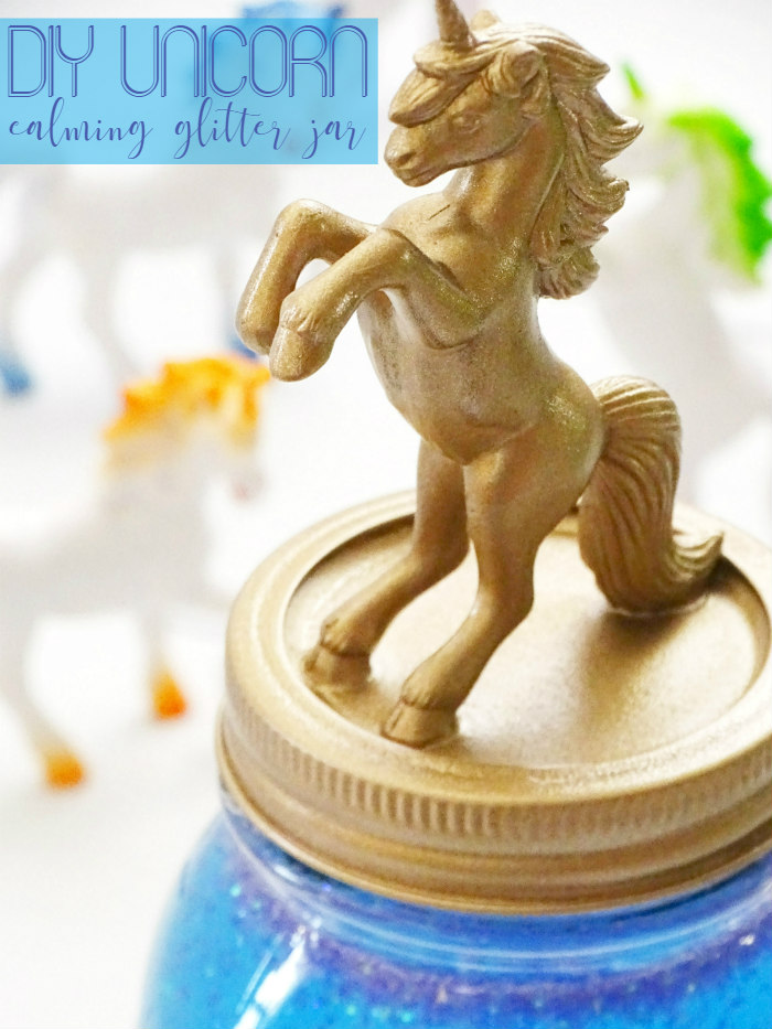 DIY Unicorn Calming Glitter Jar by Living Lavida Holoka
