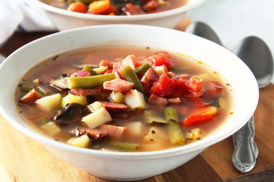 Hearty Ham and Vegetable Soup