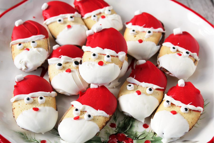 Santa Christmas Milano Cookies