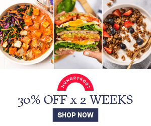 30% off 2 weeks deliveries at Hungryroot